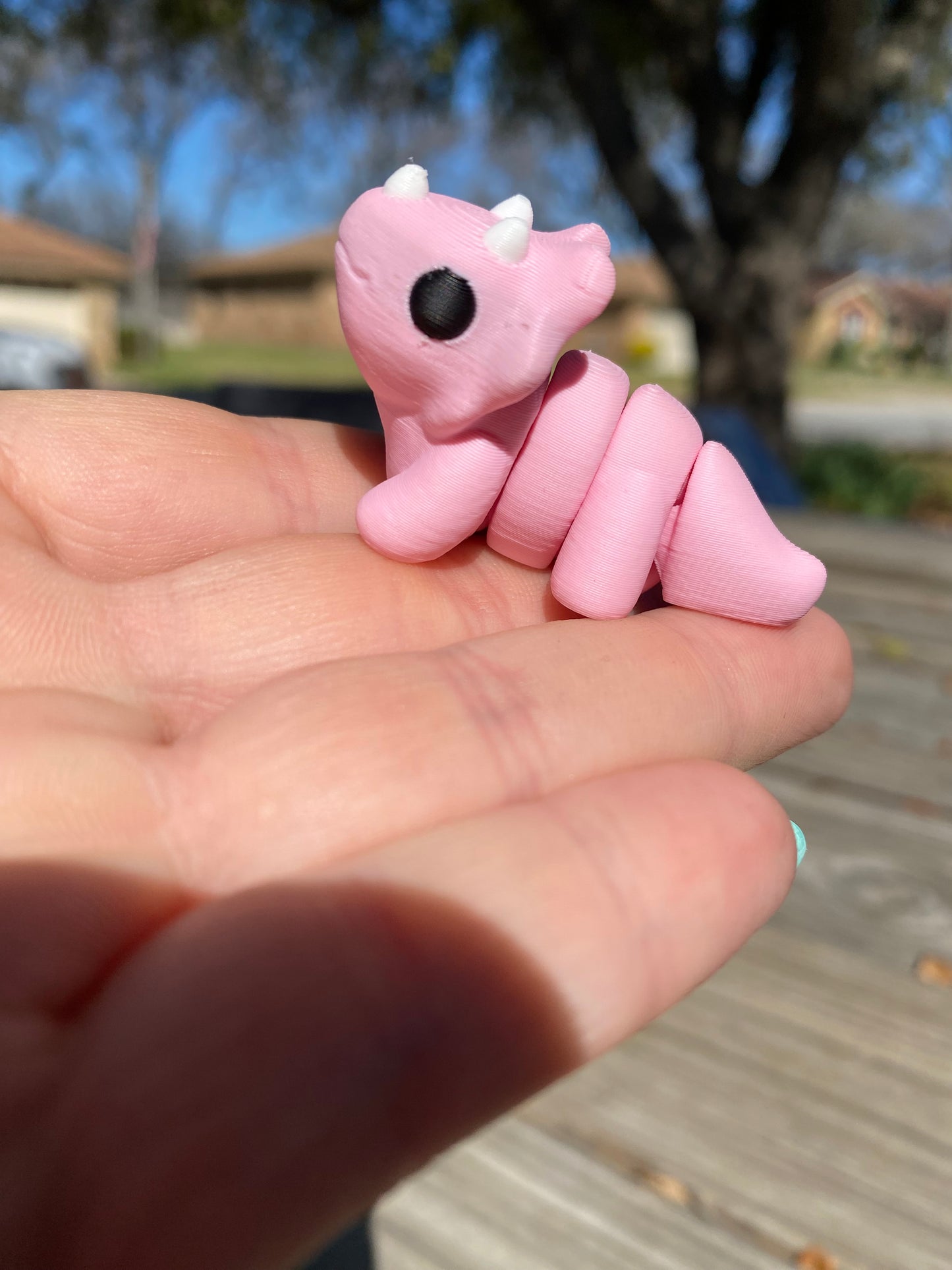 Mini Triceratops (Custom Color)