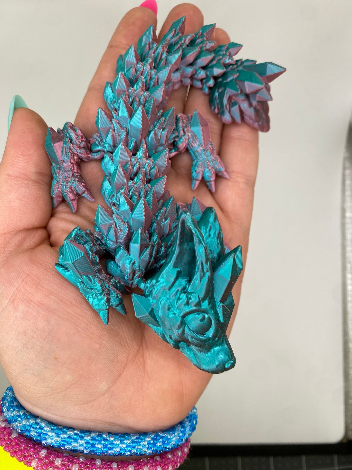 Small Crystal Dragon (Custom Colors)