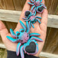 Heart Spider Coral/Teal Black