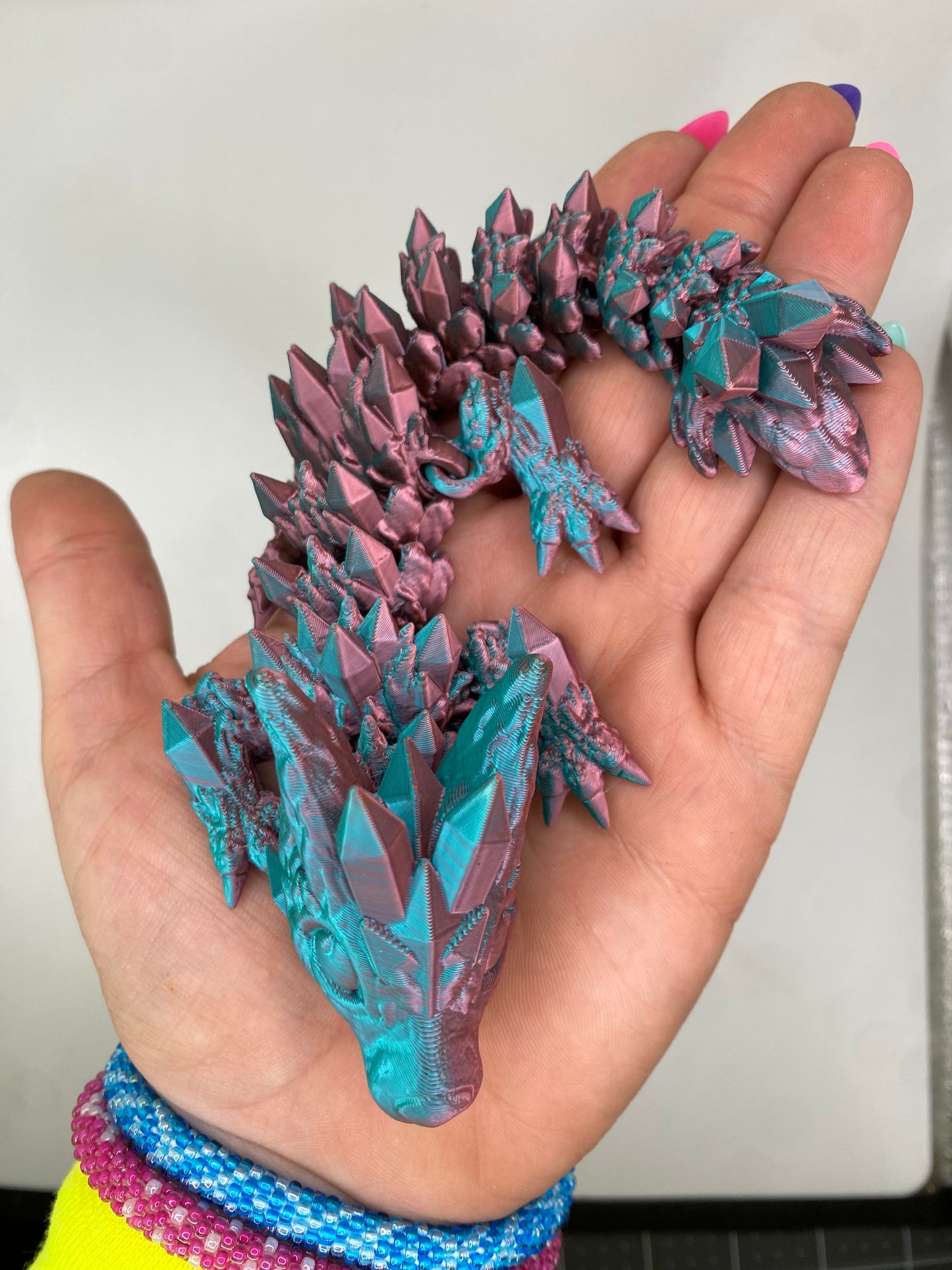 Small Crystal Dragon (Custom Colors)