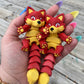 Cute Foxes (Red/Yellow)